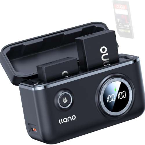 LLANO LP-E17 Lithium-Ion Battery Pack With 18W Fast Dual Camera Battery Charger
