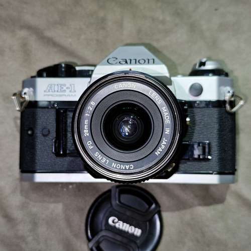 Canon AE-1 Program 佳能  AE1 配搭 FD 28mm f/2.8 鏡頭 28/2.8   28 98%new