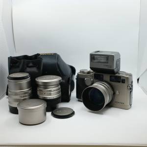 Contax G2 + 28mm, 45mm, 90mm Lenses + TLA200 Flash SET