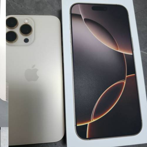 iPhone 16 pro max 256gb 沙漠金 極新淨