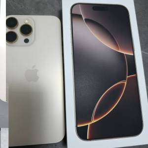 iPhone 16 pro max 256gb 沙漠金 極新淨