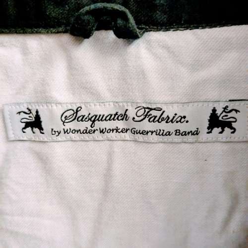 Sasquatchfabrix patchwork shirt