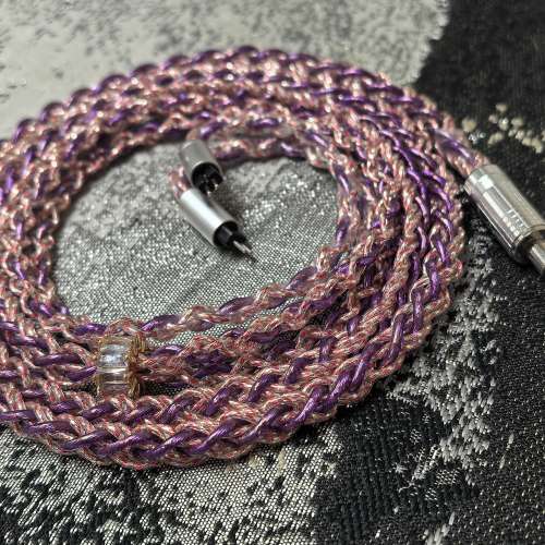 初戀-緋 金銀銅鈀合金線 升級線 耳機線 4.4mm mmcx 0.78 cm A2dc ipx