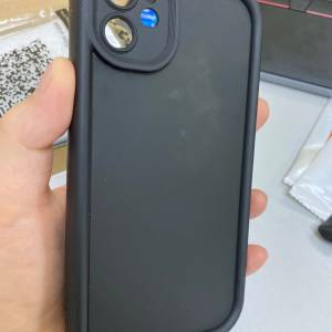 全新 iPhone 11 case black PVC 黑色 氣囊防摔 鏡頭全包 air bag anti fall impact
