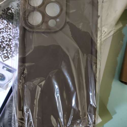 全新 iPhone 14 Pro Max case brown PVC 棕啡色 氣囊防摔 鏡頭全包 air bag anti f...