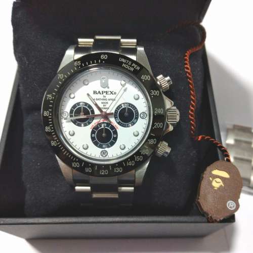 猿人自動手錶  Bapex Panda  紅貓  bape watch  daytona  bathing ape Bapex watch ...