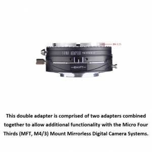 LAINA Icarex BM And Canon EOS To M4/3 Tilt & Shift II 移軸、平移組合金屬接環