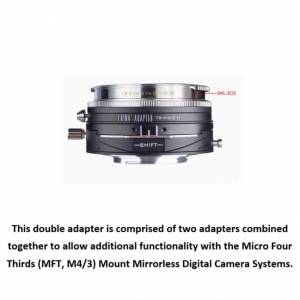LAINA Double Adapter, DKL And Canon EOS To M4/3 Mount Adaptor Tilt & Shift II