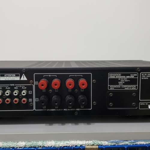 扺玩組合，日制Kenwood KA 3010合併擴音機 + 德國書架喇叭