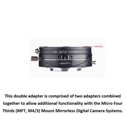 LAINA Double Adapter, Exakta, Auto Topcon SLR Lens And Canon EOS To m43 T&S