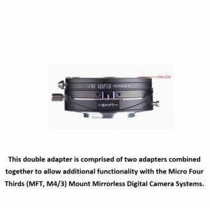 LAINA Double Adapter, Exakta, Auto Topcon SLR Lens And Canon EOS To m43 T&S