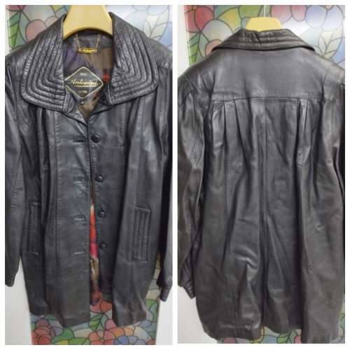 意大利羊皮Antonini 女裝大碼真皮保暖皮褸 Italy sheep skin genunie leather jack...