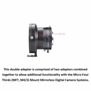 Double Adapter, Pentax 67 And Canon EOS To M43 Tilt & Shift II 移軸、平移組合...