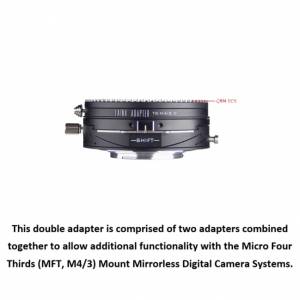 Double Adapter, Rolleiflex QBM And Canon EOS To M43  Tilt & Shift II 移軸、平...