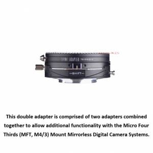 LAINA Double Adapter, Pentax K  And Canon EOS To M43 Tilt & Shift II 移軸、平...