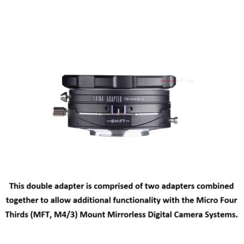 Double Adapter, Arri PL And Canon EOS To M43 Tilt & Shift II 移軸、平移組合金...