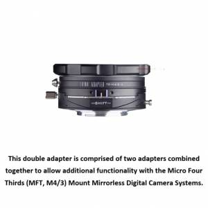 Double Adapter, Arri PL And Canon EOS To M43 Tilt & Shift II 移軸、平移組合金...