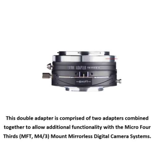 LAINA Double Adapter, TAMRON Adaptor II And Canon To M43 Tilt & Shift II 移軸...