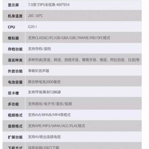 世酷X16plus 掌上遊戲機掌機 7寸屏幕 配雙手掣對戰 64GB