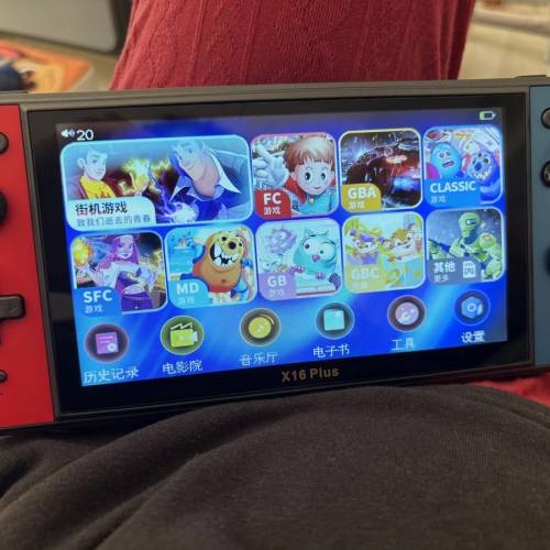 世酷X16plus 掌上遊戲機掌機 7寸屏幕 配雙手掣對戰 64GB