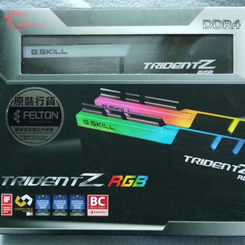 G.Skill Trident Z RGB DDR4 32GB Kit (16GBx2) 行貨