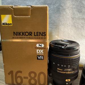 Nikon AF-S DX NIKKOR 16-80mm f/2.8- 4E ED VR