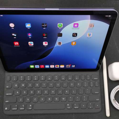 Apple iPad Air 5 64GB 紫色 連 Apple pencil 2 及 Apple smart keyboard folio **...