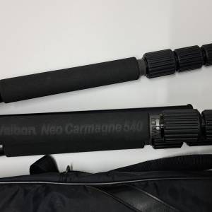 Velbon neo carmagne  540 ，QHD-61Q 鎂合金 碳纖維三腳架