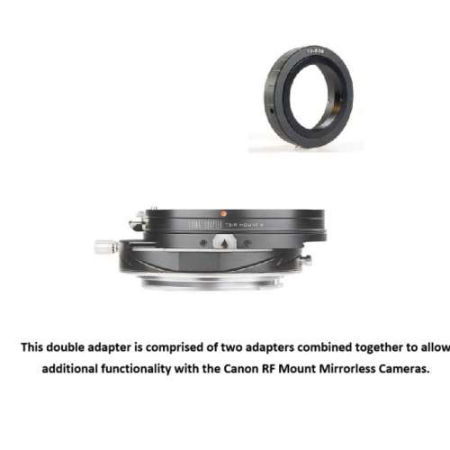 LAINA Double Adapter, T-Mount And Canon EOS To CANON RF Tilt & Shift II 移軸、...
