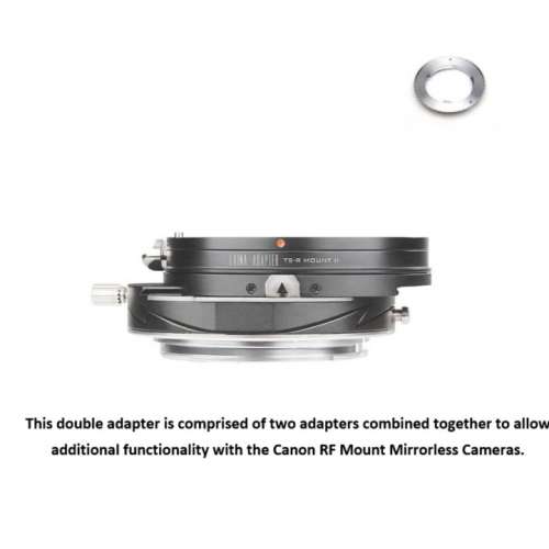 Double Adapter, Rolleiflex QBM And Canon To CANON RF Tilt & Shift II 移軸、平...