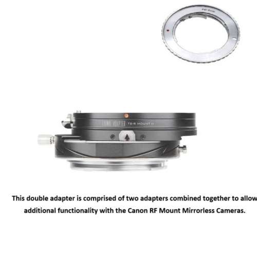 LAINA Double Adapter, Praktica B (PB) And Canon EOS To CANON RF Tilt & Shift II
