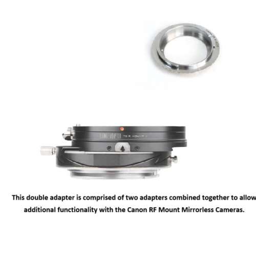 LAINA Double Adapter, Icarex BM And Canon EOS To CANON RF  Tilt & Shift II 移...
