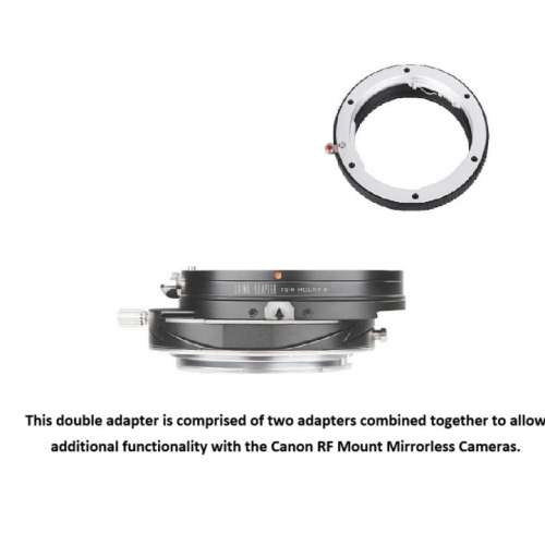Double Adapter, Leica R SLR And Canon EOS To CANON RF Tilt & Shift II 移軸、平...