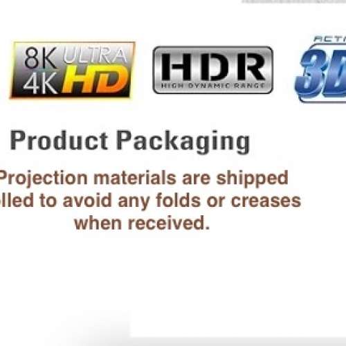 8K/4K Ultra HD Electrostatic  Self-Attached Projector Screen Wallpaper