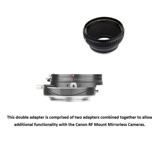 LAINA Double Adapter, Hasselblad V-Mount And Canon EOS To CANON RF  Tilt & Shift