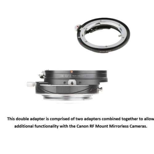LAINA Double Adapter, Nikon F-Mount G And Canon EOS To CANON RF Tilt & Shift II