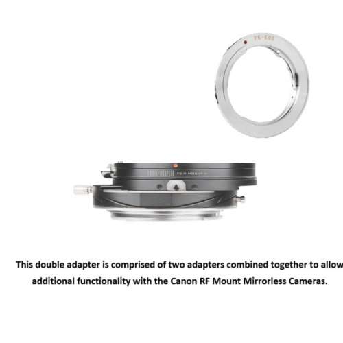 LAINA Double Adapter, Pentax K  And Canon EOS To CANON RF Tilt & Shift II