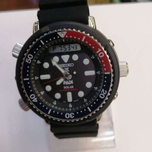 Seiko Arno Padi Diving Solar Watch