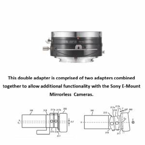 T-Mount (T / T-2) / T2 And Canon EOS To Sony E-Mount Tilt & Shift II 移軸、平...