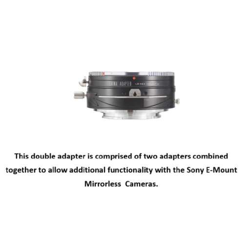 LAINA Lens Mount Double Adapter, LEICA R LR SLR Lens And Canon EOS (EF / EF-S) D