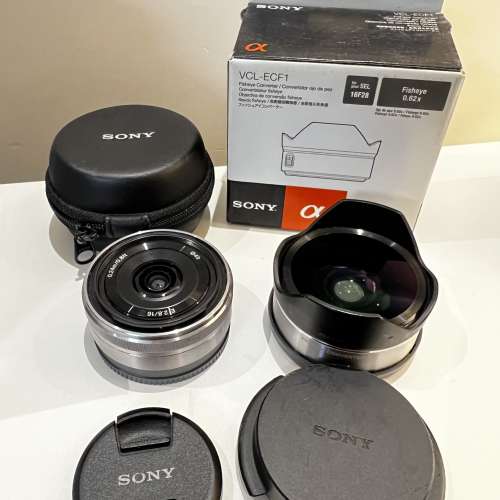 Sony NEX6 + SEL1855 + SEL16F2.8 + fisheye adaptor + Sigma 30mmF2.8