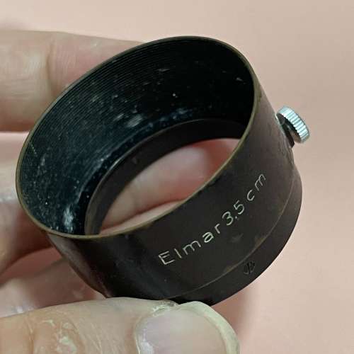 Leica Leitz 3.5cm elmar black paint hood