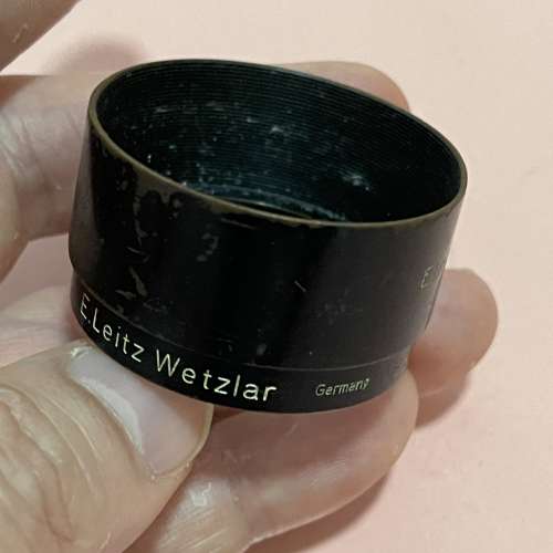 Leica Leitz 3.5cm elmar black paint hood