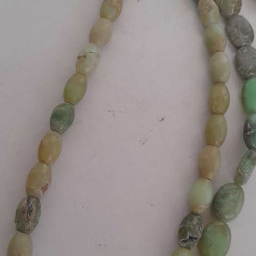 澳洲A玉珠串，圓形/蛋形/桶形，約10/12mm.16寸，可做頸鏈，手鏈其它diy用途。單條13...