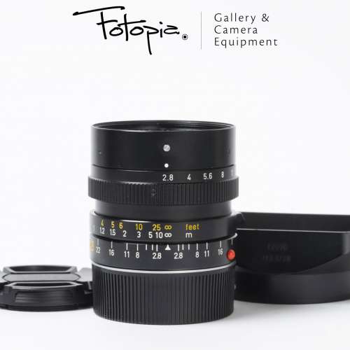 || Leica Elmarit-M 28mm F2.8 - v3 with hood (first batch; tiger paw tab)