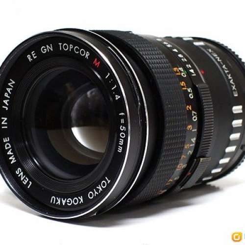 Topcon RE GN Topcor M 50mm f/1.4 + NEX 接環