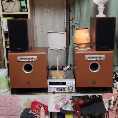 DENON Rcd M40 全套組合全正常使用中跟一對Yamaha yst 015 超低音喇叭
