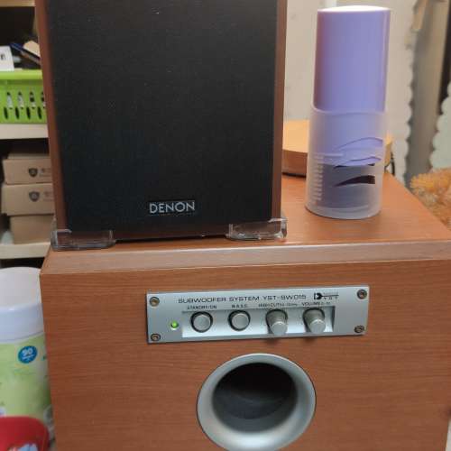 DENON Rcd M40 全套組合全正常使用中跟一對Yamaha yst 015 超低音喇叭