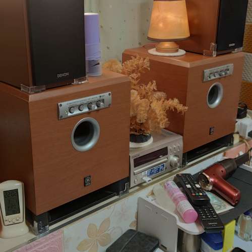 DENON Rcd M40 全套組合全正常使用中跟一對Yamaha yst 015 超低音喇叭
