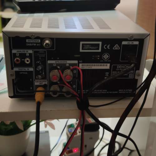 DENON Rcd M40 全套組合全正常使用中跟一對Yamaha yst 015 超低音喇叭